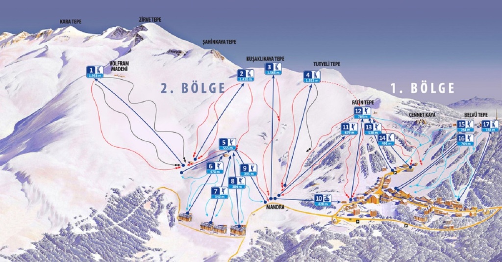 Uludağ-Ski-Resort-Turkey-trail-map